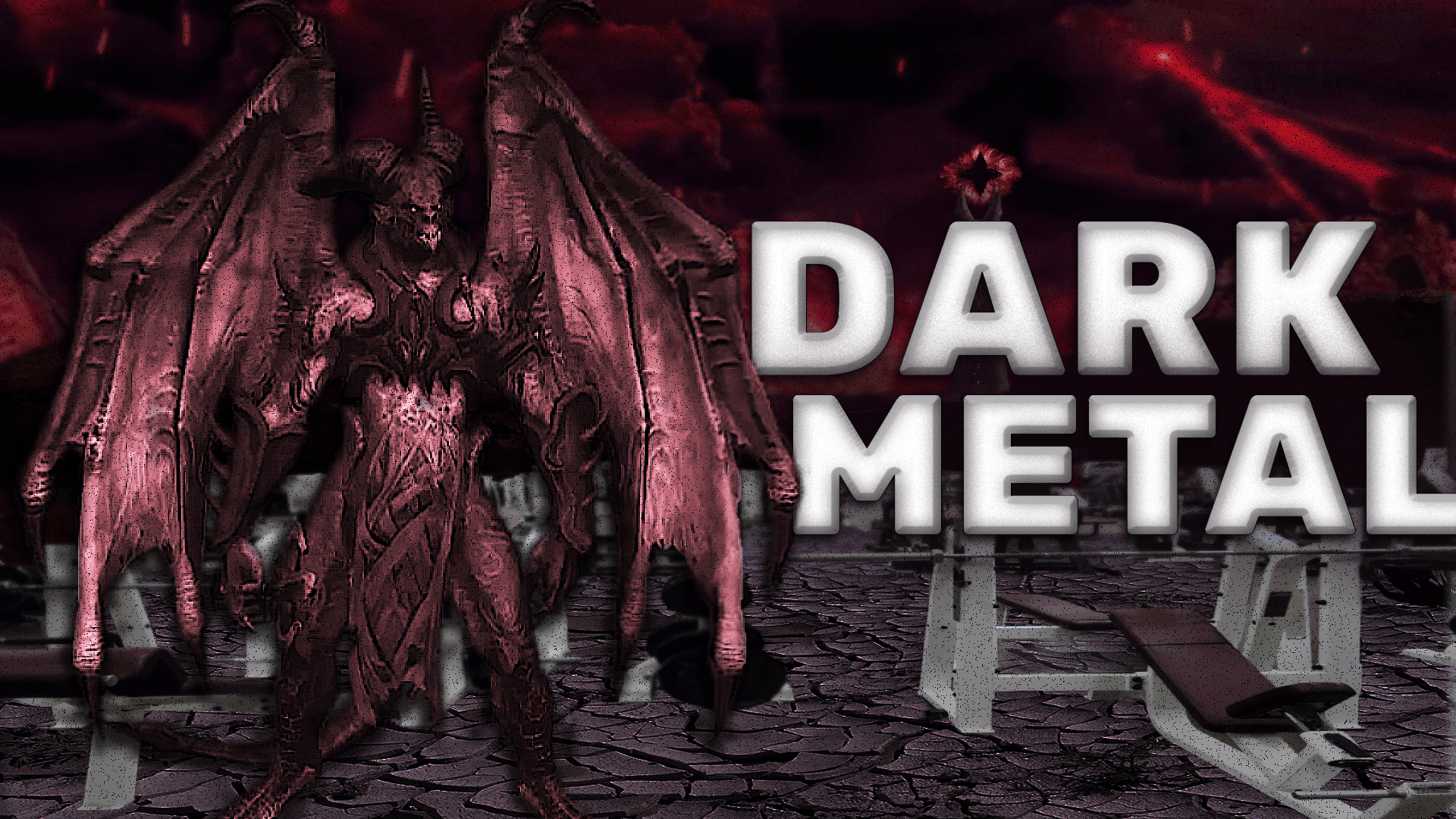 Dark Metal gym music mix thumbnail for anabolic musick
