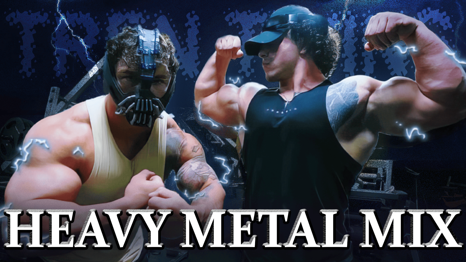 TrenTwins heavy metal gym music mix thumbnail for anabolic musick