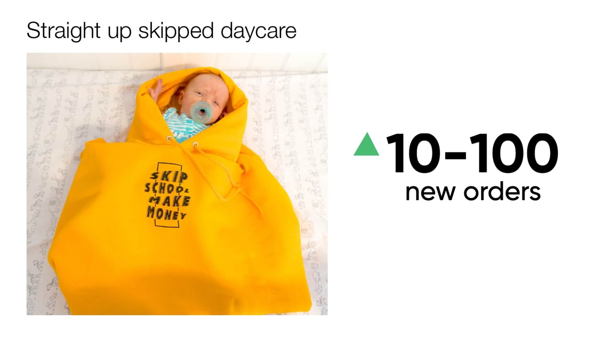 SkipSchoolMakeMoney showcases pioneering marketing strategy - Meme Marketing, showcasing various memes from the brand's social media presence